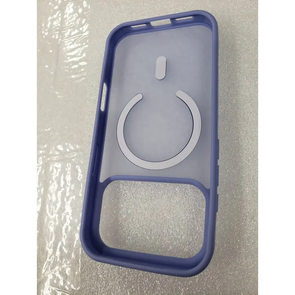 SUPFINE Translucent Matte Magnetic Case for Apple iPhone 17 Pro. Light Blue